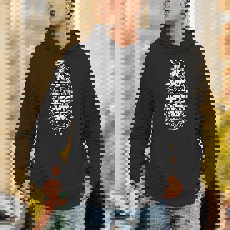 Calm Like a Bomb Cool Aesthetic Urban Style Artistic Goth Premium Unisex Hoodie