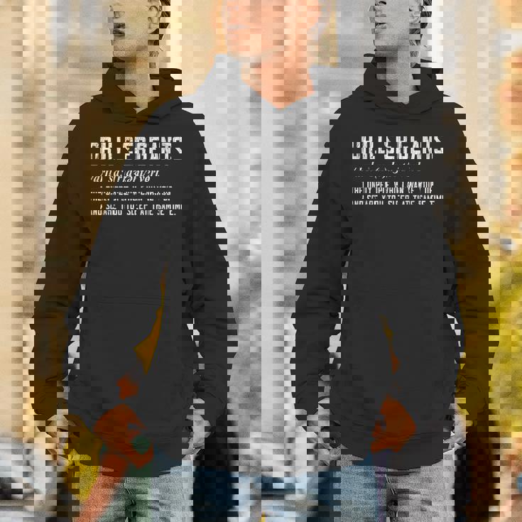 Drill Sergeant Military Drill Team Veteran Bootcamp Unisex Hoodie