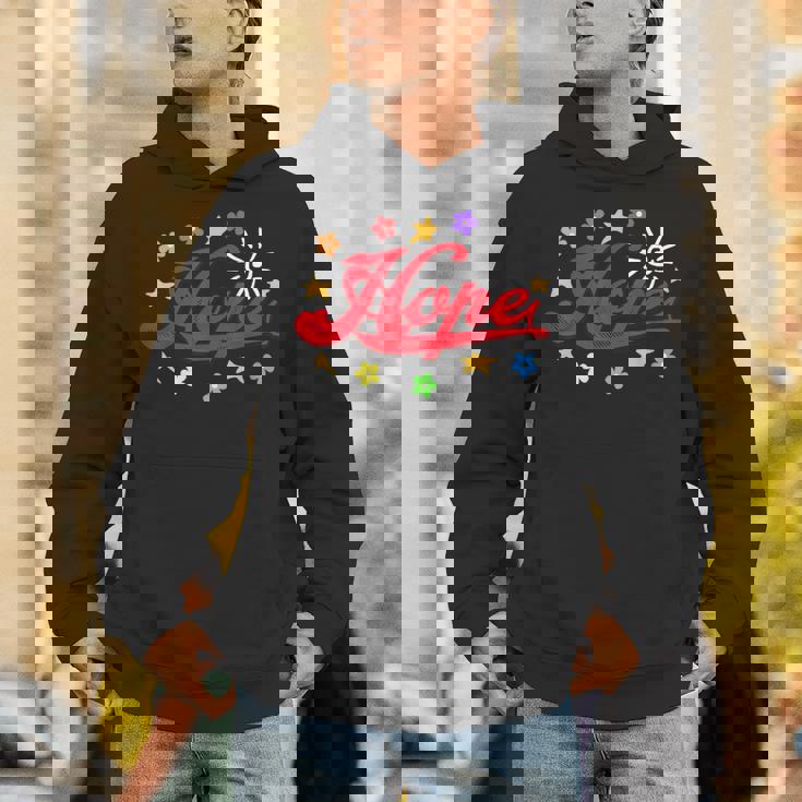 The Hope Personalized Name Flowers On Stage Stars Hoodie