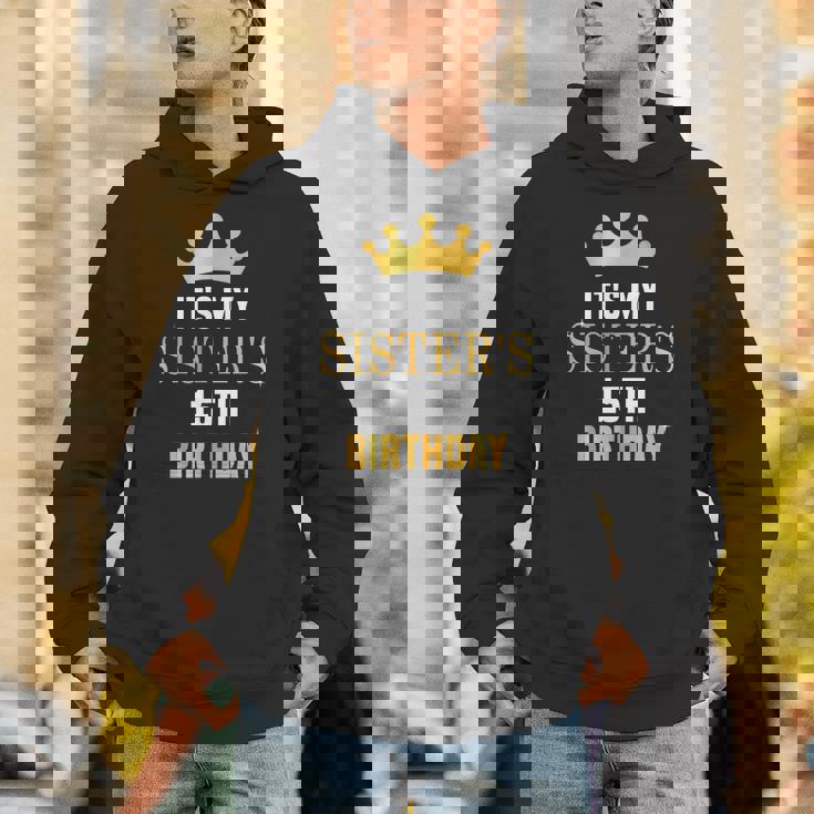 Its My Sister's 15Th Birthday 15 Years Old Golden Bday Hoodie