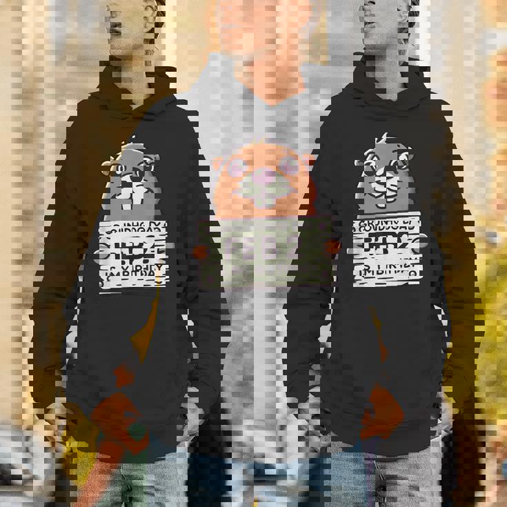Punxsy Phil's Cute Groundhog Day February 2Nd Birthday- Hoodie