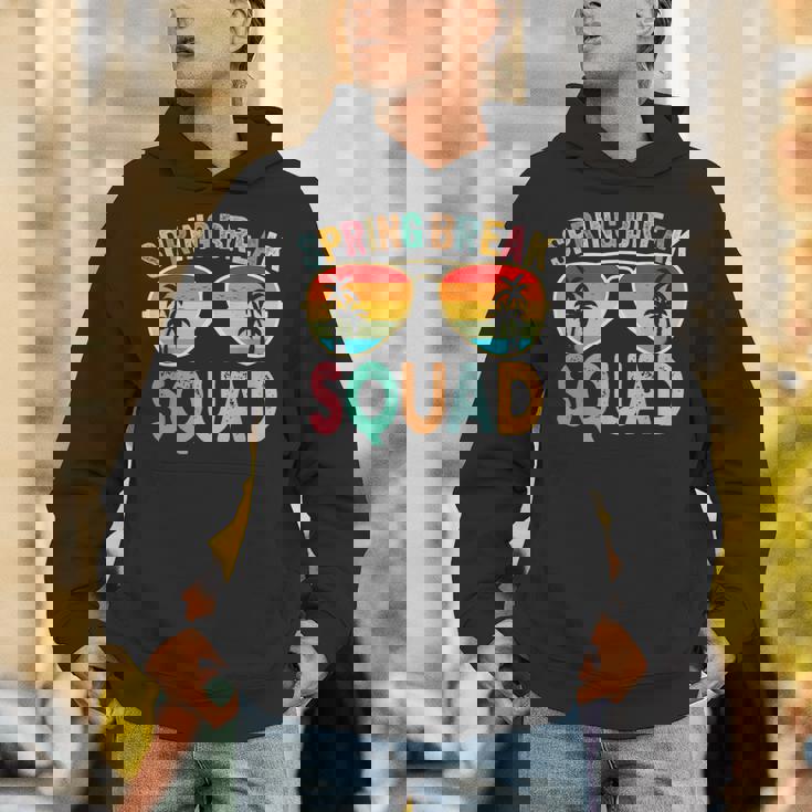 Spring Break Squad Vintage 2025 Florida Cool Sunglasses Hoodie