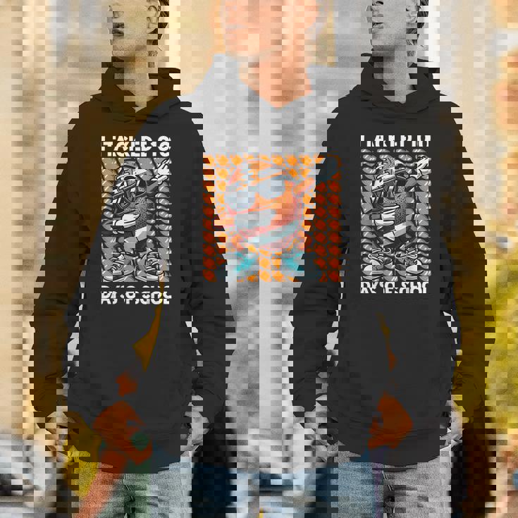 I Tackled 100 Days Of School Football 100 Days Of School Hoodie I Tackled 100 Days Of School Football 100 Days Of School Hoodie