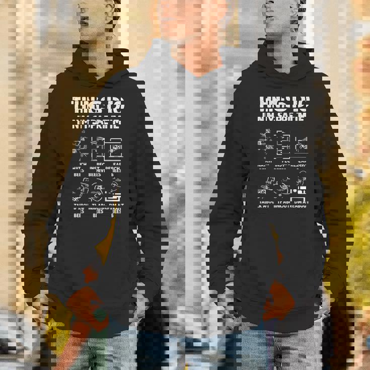 Things I Do In My Spare Time Beekeeping Bees Beekeeper Unisex Hoodie