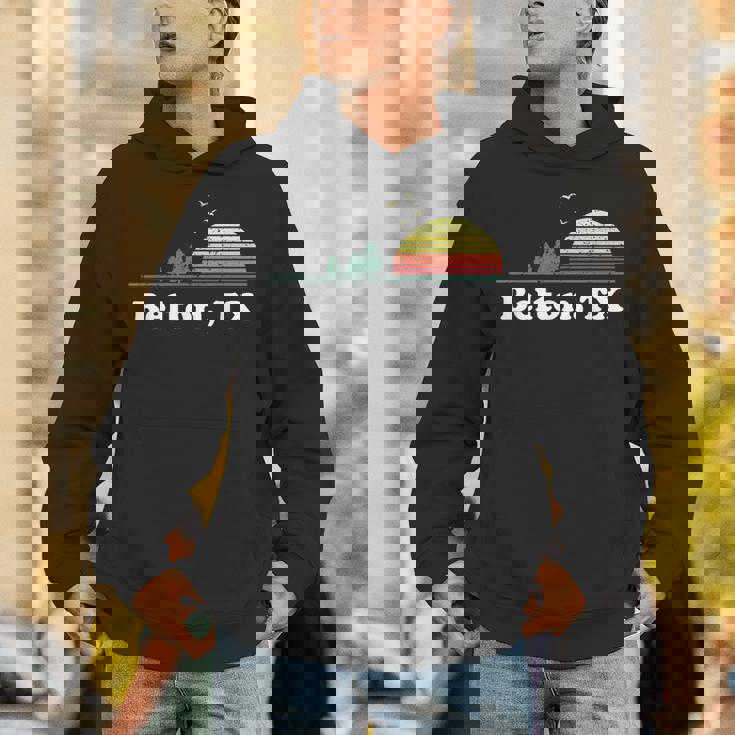 Vintage Belton Texas Home Souvenir Print Unisex Hoodie