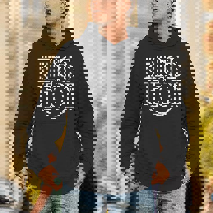 Vintage King Of Leons Musician Distressed Rock Hoodie