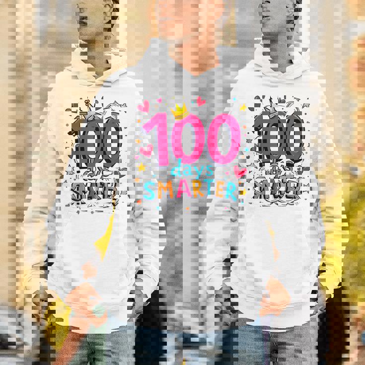 100 Days Smarter 100Th Celebration 100 Days Of School Hoodie