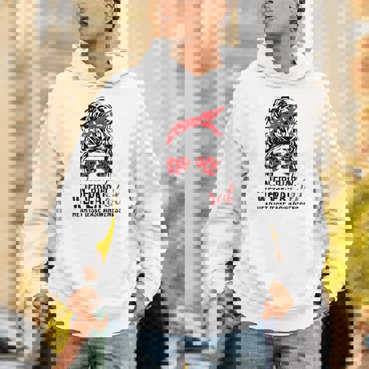 In February We Wear Red Heart Health Awareness Chd Disease Hoodie In February We Wear Red Heart Health Awareness Chd Disease Hoodie