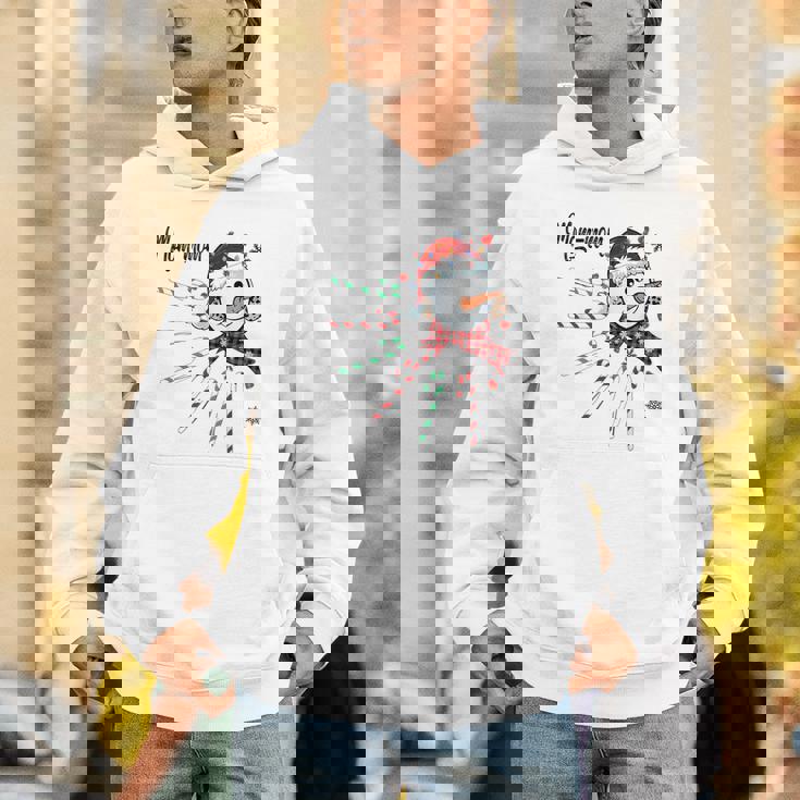 Mom-Mom Snowman Candy Cane Christmas Xmas Unisex Hoodie