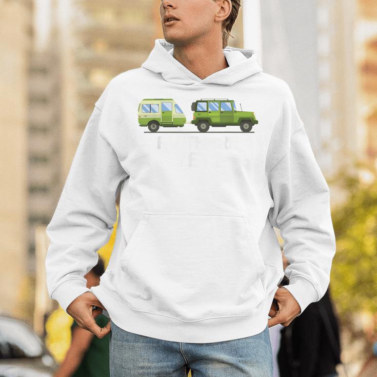 RV There Yet Camper Trailer Behind 4 Wheel Drive Vehicle Tee Unisex Hoodie RV There Yet Camper Trailer Behind 4 Wheel Drive Vehicle Tee Unisex Hoodie