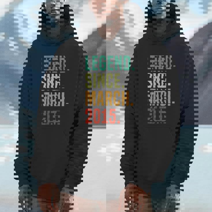 10 Years Old Legend Since March 2015 10Th Birthday Hoodie
