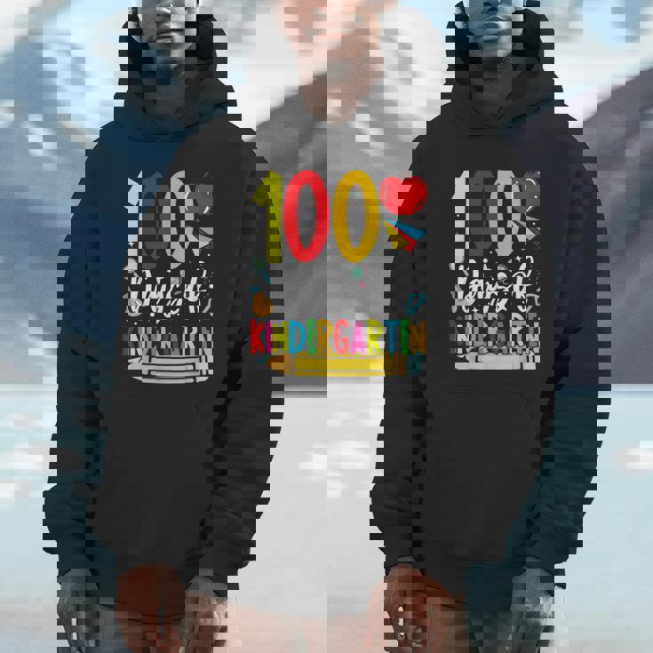 100 Days Of Kindergarten School 100Th Days Of School Hoodie