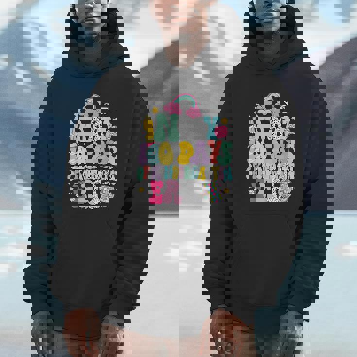 In My 100Th Day Of Kindergarten Era Happy 100 Days Of School Hoodie