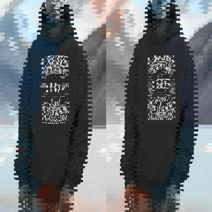 60Th Birthday Vintage Legends Born In 1965 60 Years Old Hoodie