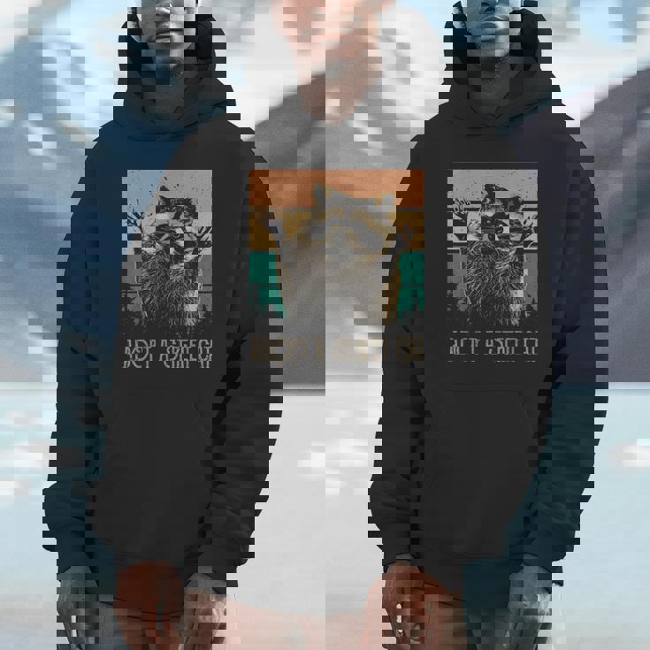 Adopted Street Cat & Animal Art Unisex Hoodie for Wildlife Lovers
