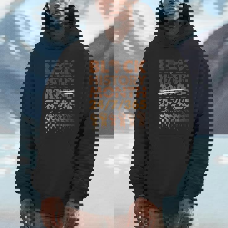 Black History Month 2025 Black History 365 Melanin Pride Hoodie