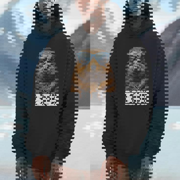 Bruh The Groundhog Woodchuck Photo Ground-Hog Day Bruh Hoodie Bruh The Groundhog Woodchuck Photo Ground-Hog Day Bruh Hoodie