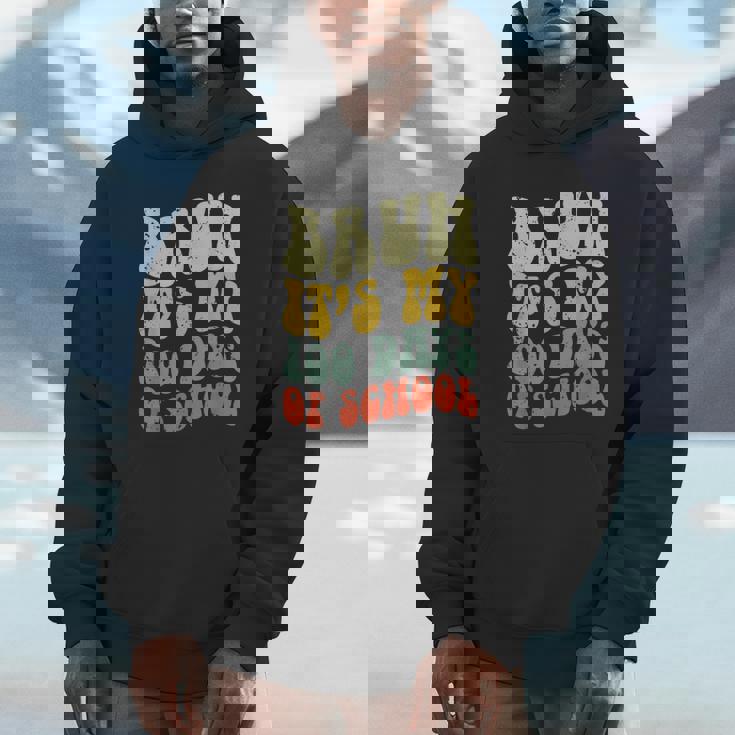 Bruh Its My 100 Days Of School 100Th Day Of School Boys Hoodie