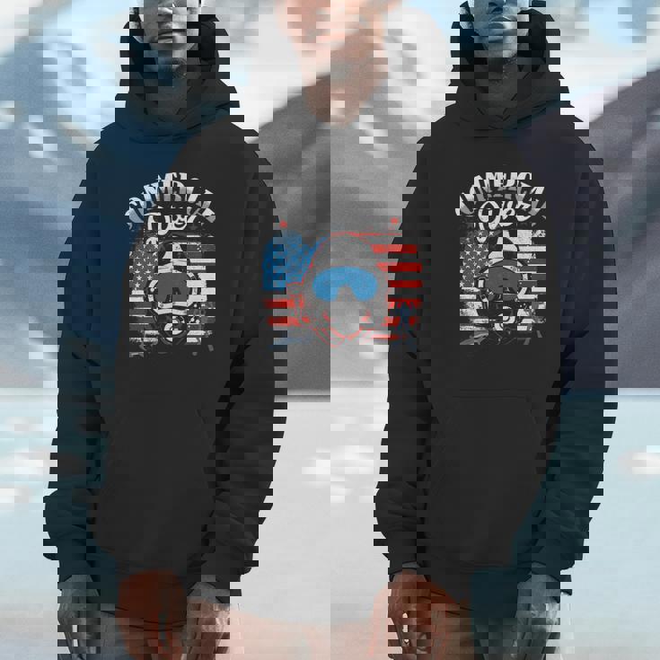 Commercial Diver American Flag Deep Sea Diving Scuba Dive Premium Unisex Hoodie