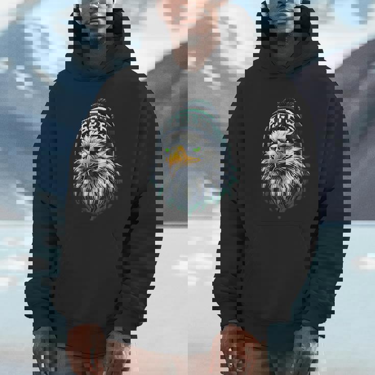 Cool Eagles Vintage Eagles Flying Bird Inspirational Hoodie