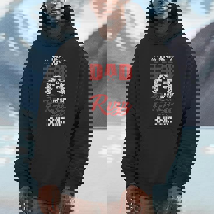 This Dad Has That Rizz In Him Fathers Day Rizz Joke Hoodie