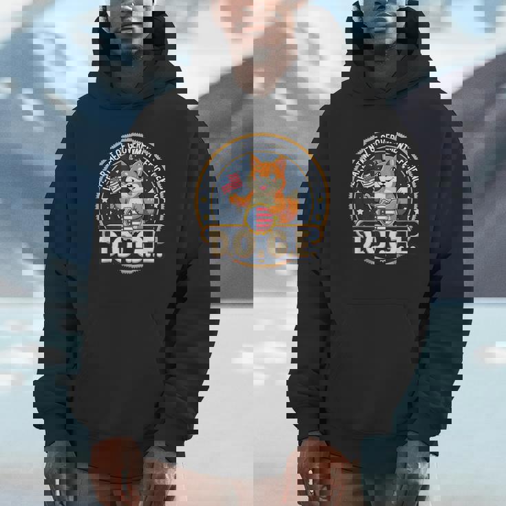 Dogecoin Doge Department Of Government Efficiency Hoodie
