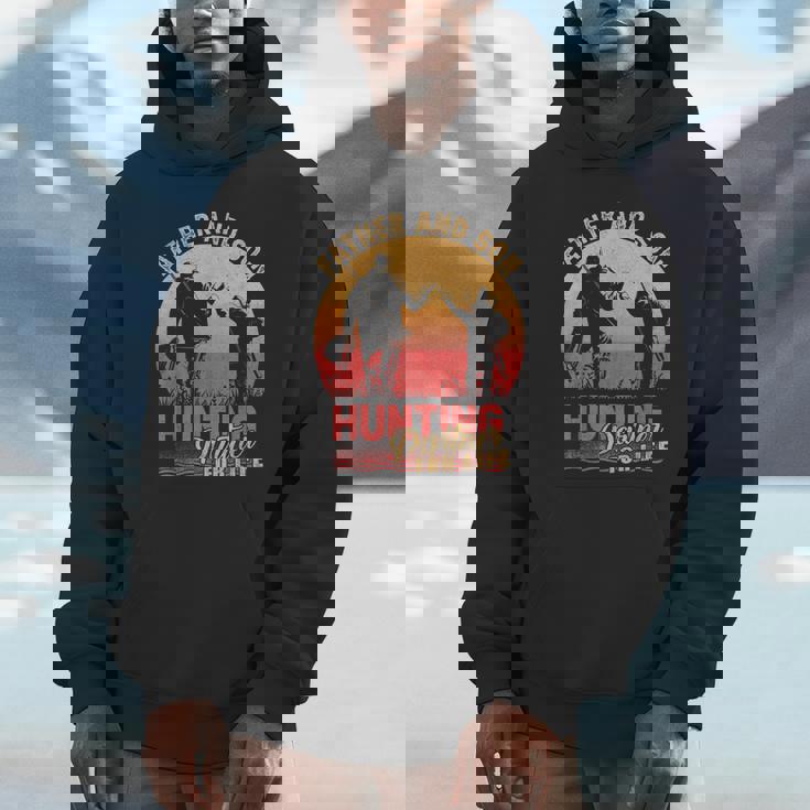 Father And Son Hunting Partners Buddies For Life Fathers Day Hoodie