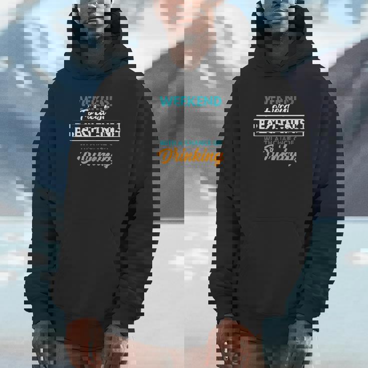 Weekend Forecast Beach Tennis Drinking Beach Tennis Tank Top Unisex Hoodie