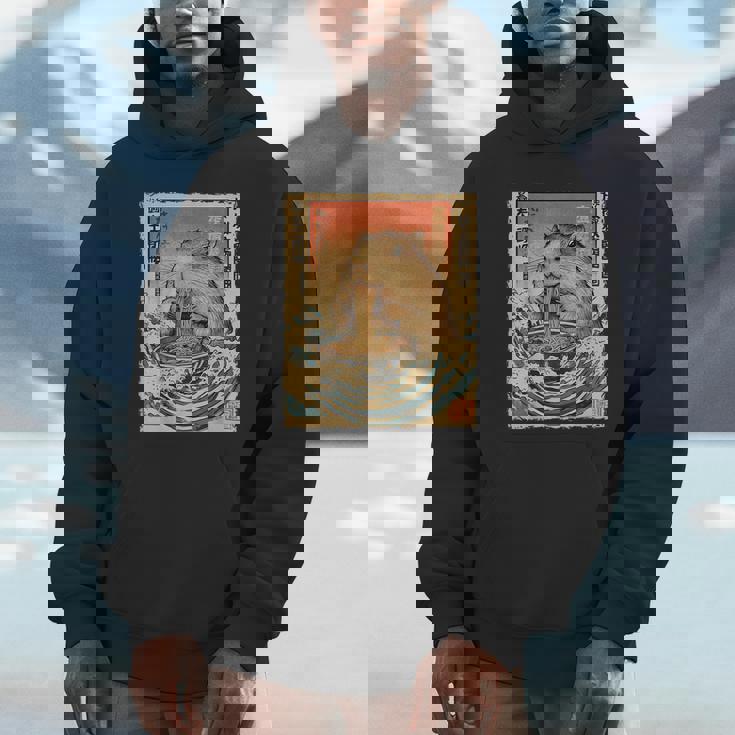Capybara Ramen Noodle Japanese Anime Manga Kawaii Hoodie