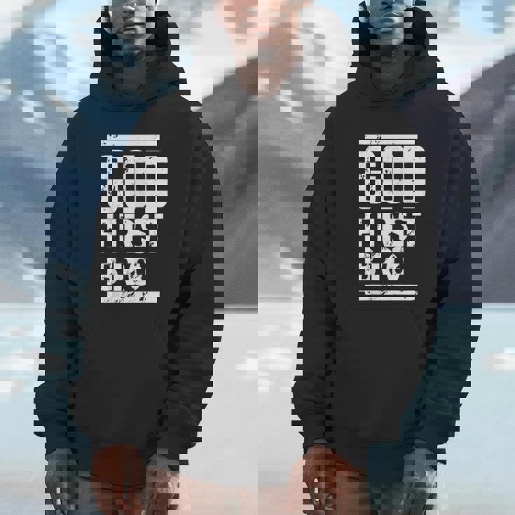 God First Bro Faith Based Unisex Hoodie