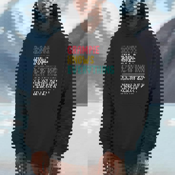 Grampie Know Everything Father's Day For Grandpa Hoodie
