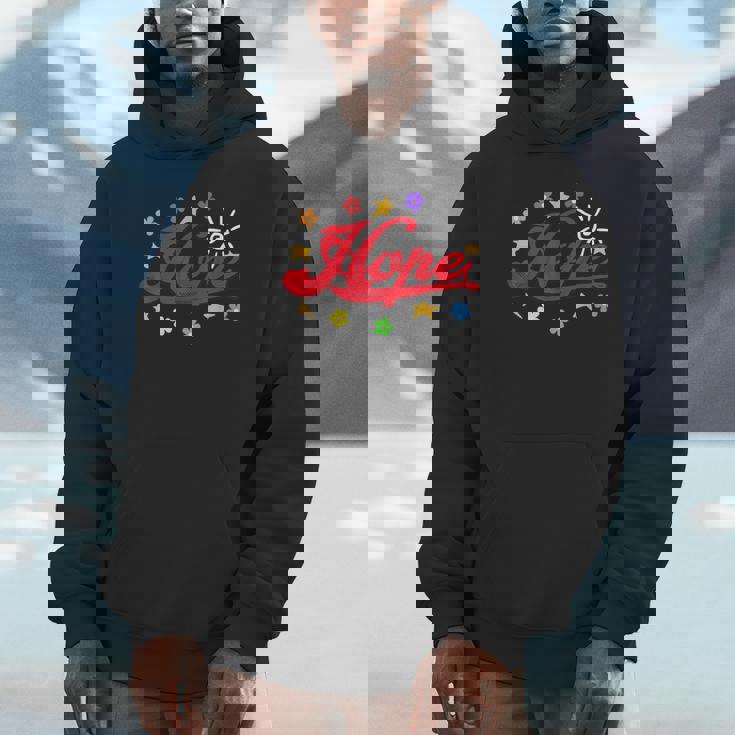 The Hope Personalized Name Flowers On Stage Stars Hoodie