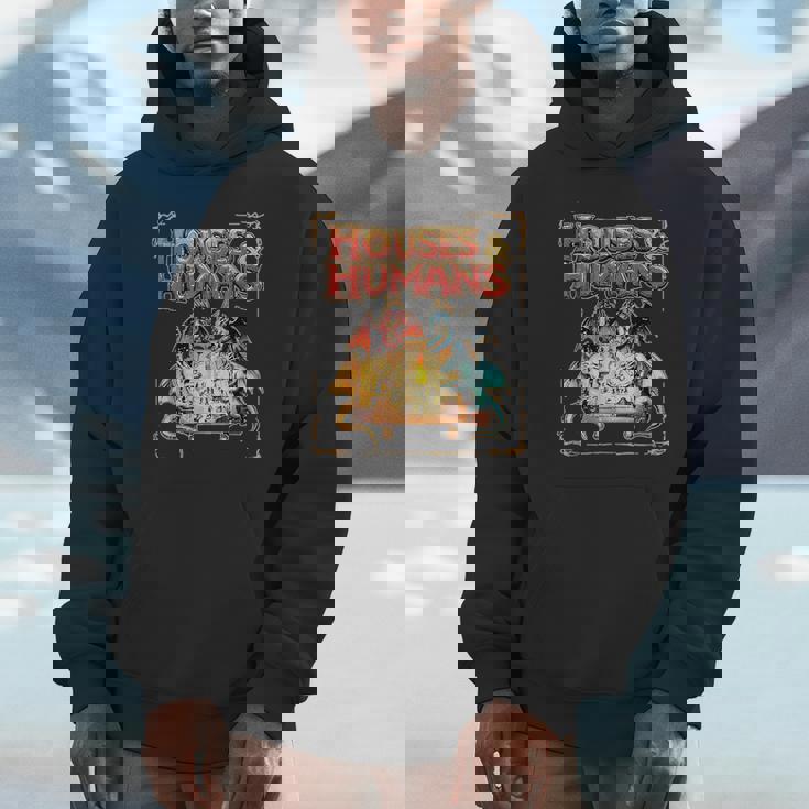 Houses And Humans Vintage Retro 90S Gamer Gaming Hoodie