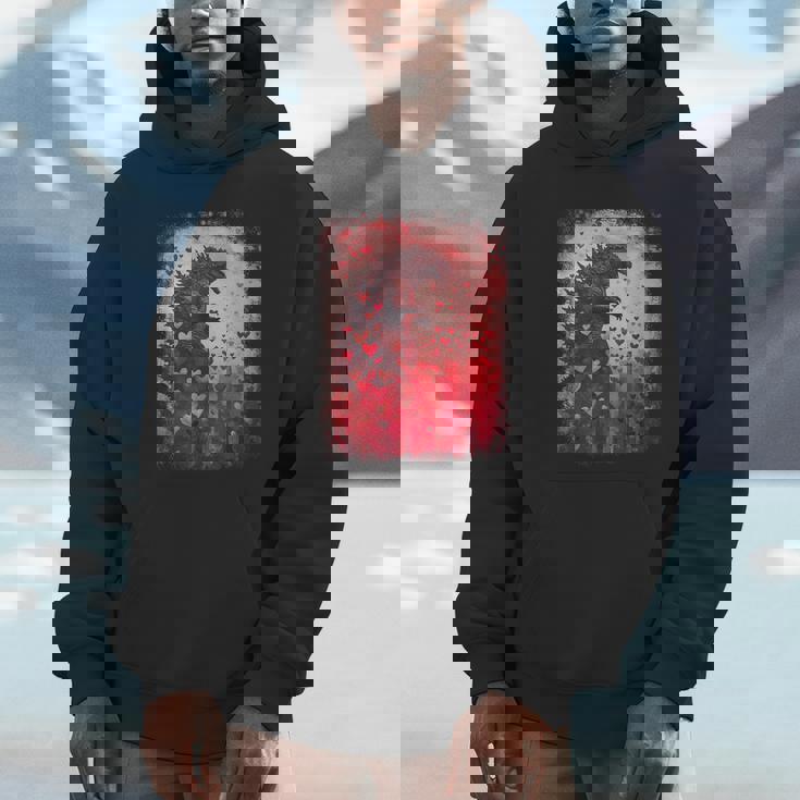 Kaiju Valentine Japan Monster Movie Valentine Japanese Hoodie