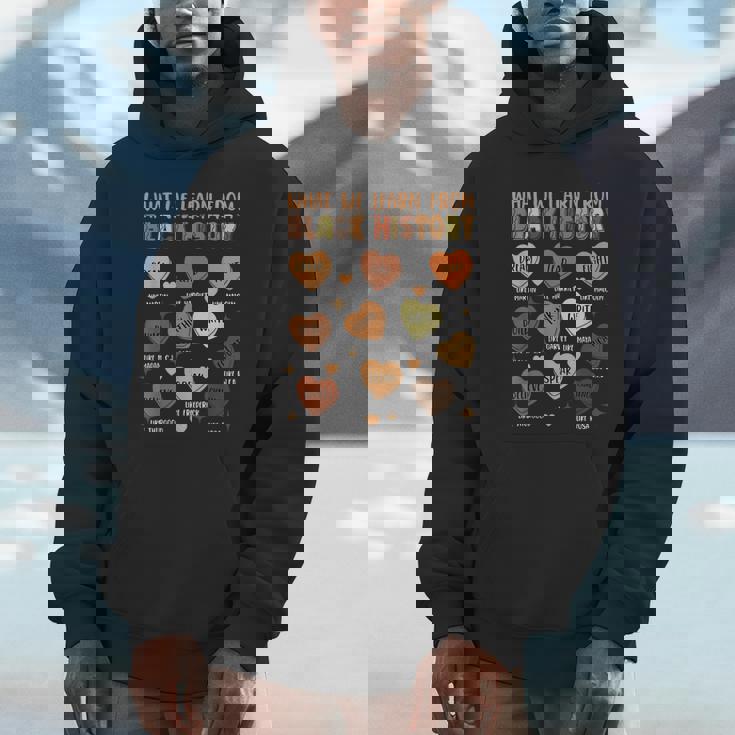What We Learn From Black History Hearts Black History Month Hoodie