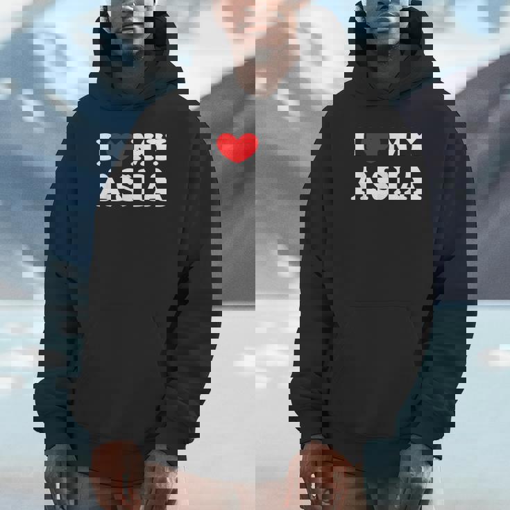 I Love My Asia I Heart My Asia Unisex Hoodie