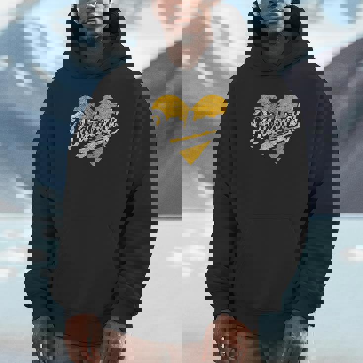 Pittsburgh Heart Sl City Love Pennsylvania Yinzer Hoodie