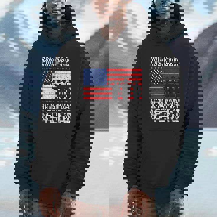 Proud Niece Vietnam War Veteran For Matching Uncle Vet Unisex Hoodie