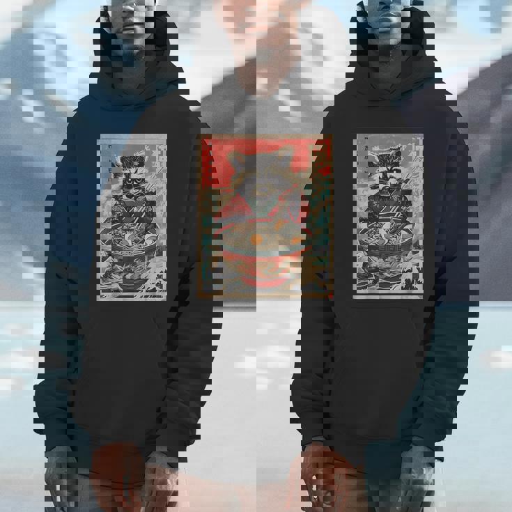 Raccoon Anime Hoodie - Cozy Japanese Noodles Design | Unisex Appeal