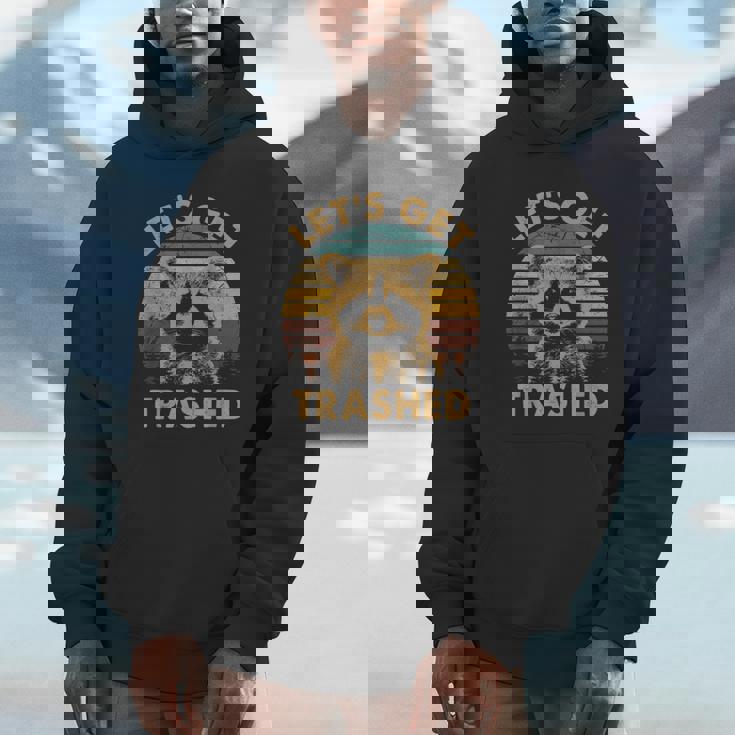 Raccoon Lovers Unisex Hoodie - Playful Animal Theme - Small Size