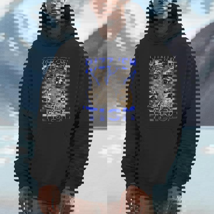 Raccoon Rizz Autistic Meme Unisex Hoodie - Fun & Unique Design