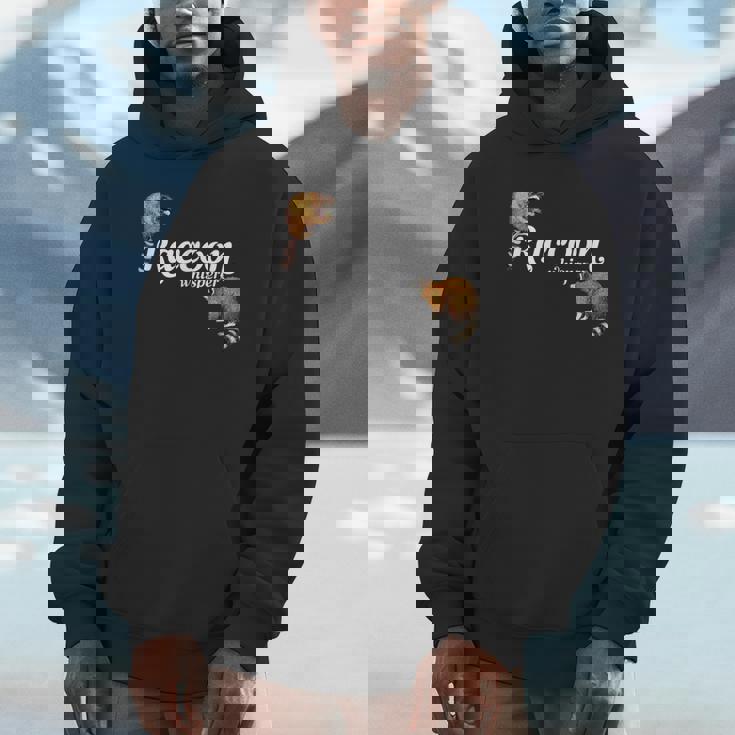 Raccoon Whisperer Unisex Hoodie - Cozy Gift for Raccoon Lovers