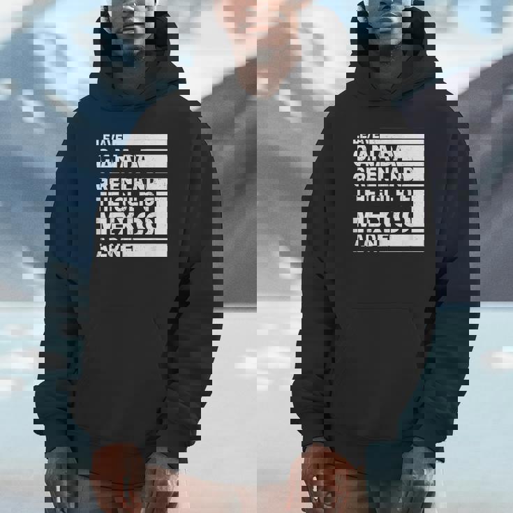 Retro America's Gulf Leave Canada The Gulf Of Mexico Alone Unisex Hoodie