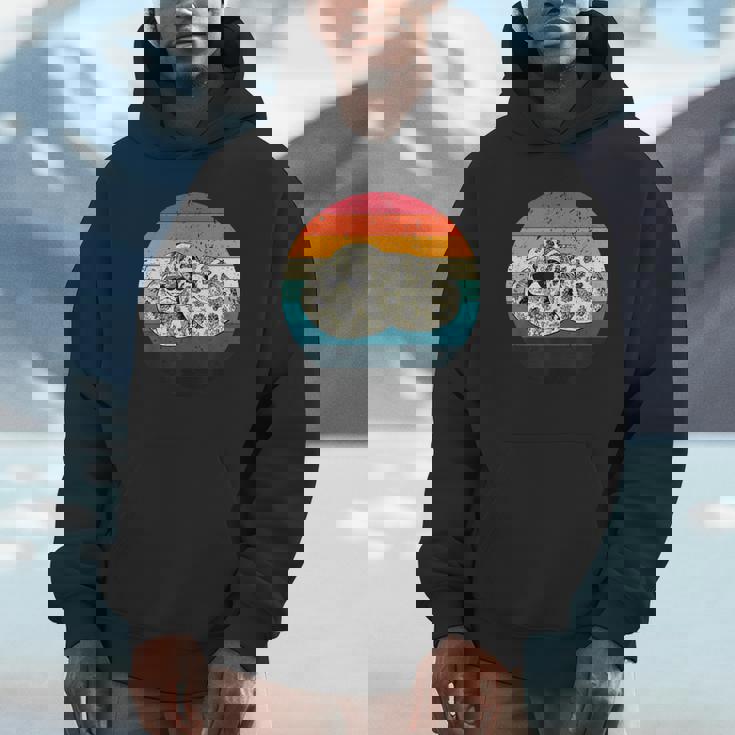 Retro Vintage Hognose Snake With Sunglasses Herpetology Unisex Hoodie