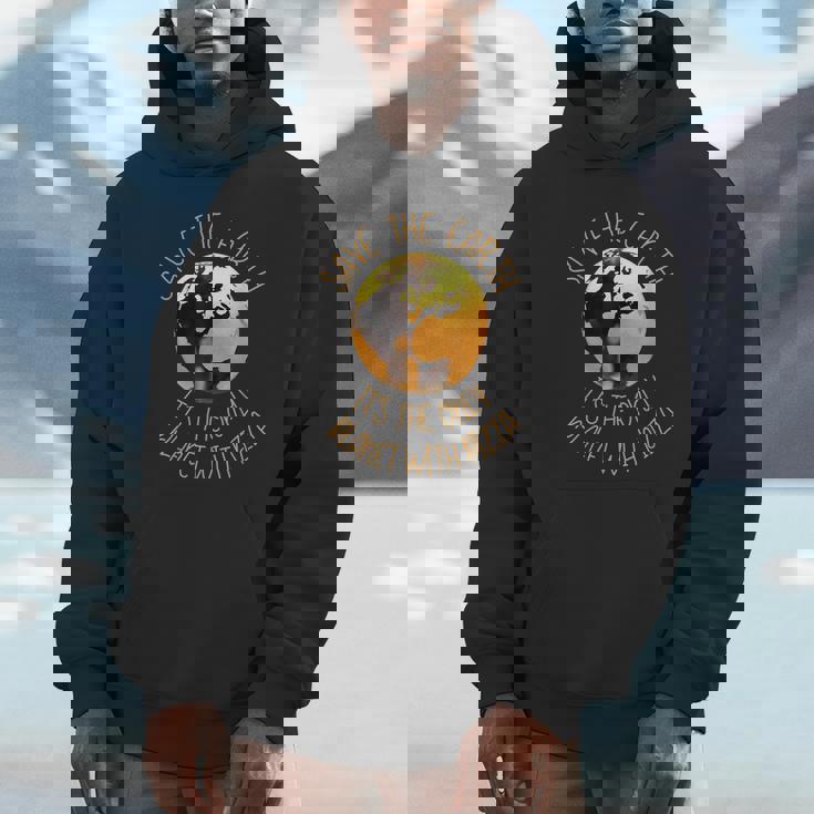 Save The Earth Day Nature Climate Change Pizza Lover Unisex Hoodie