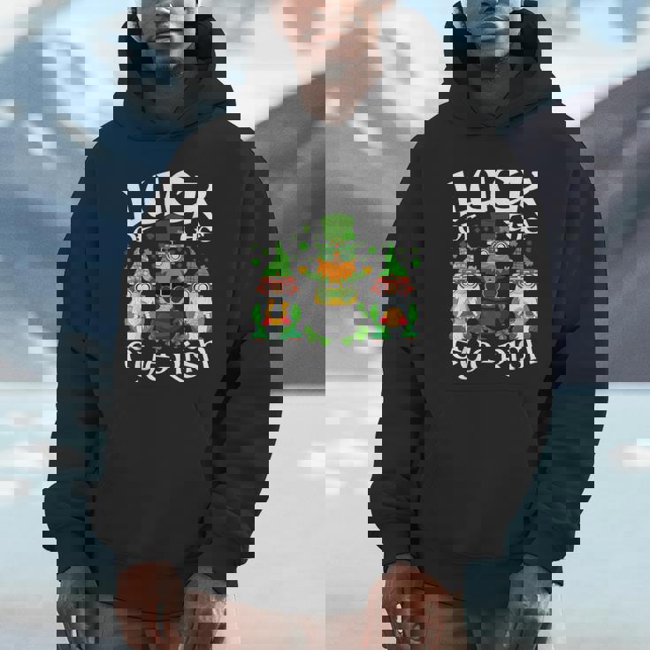 St Patrick's Day Optometrist Irish Gnome Lucky Eye Doctor Hoodie