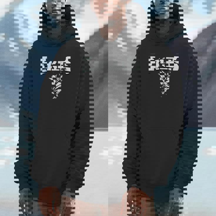 Vintage Eagles Inspirational Flying Eagles Graphic Hoodie