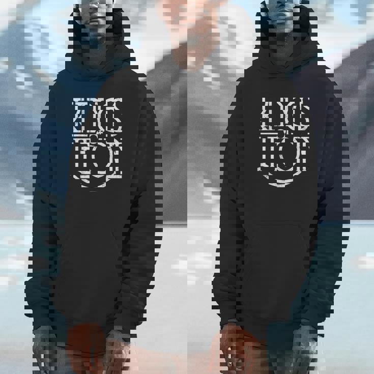 Vintage King Of Leons Musician Distressed Rock Hoodie