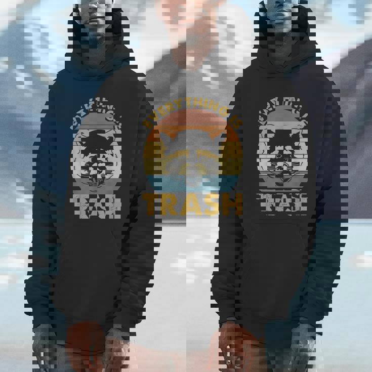 Vintage Raccoon Lovers Hoodie - Unisex Cozy Style