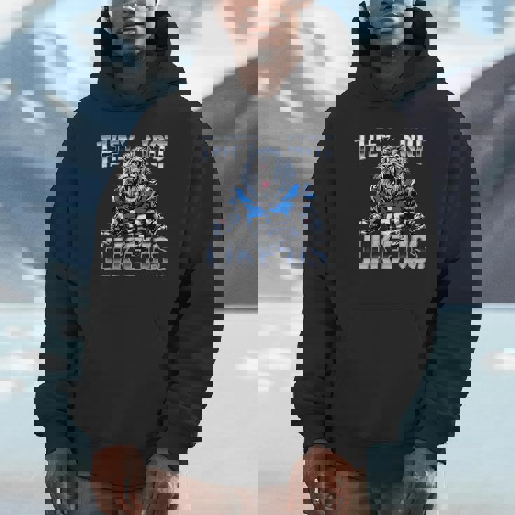 They Not Like Us Touchdown American Football Game Day Lion Hoodie